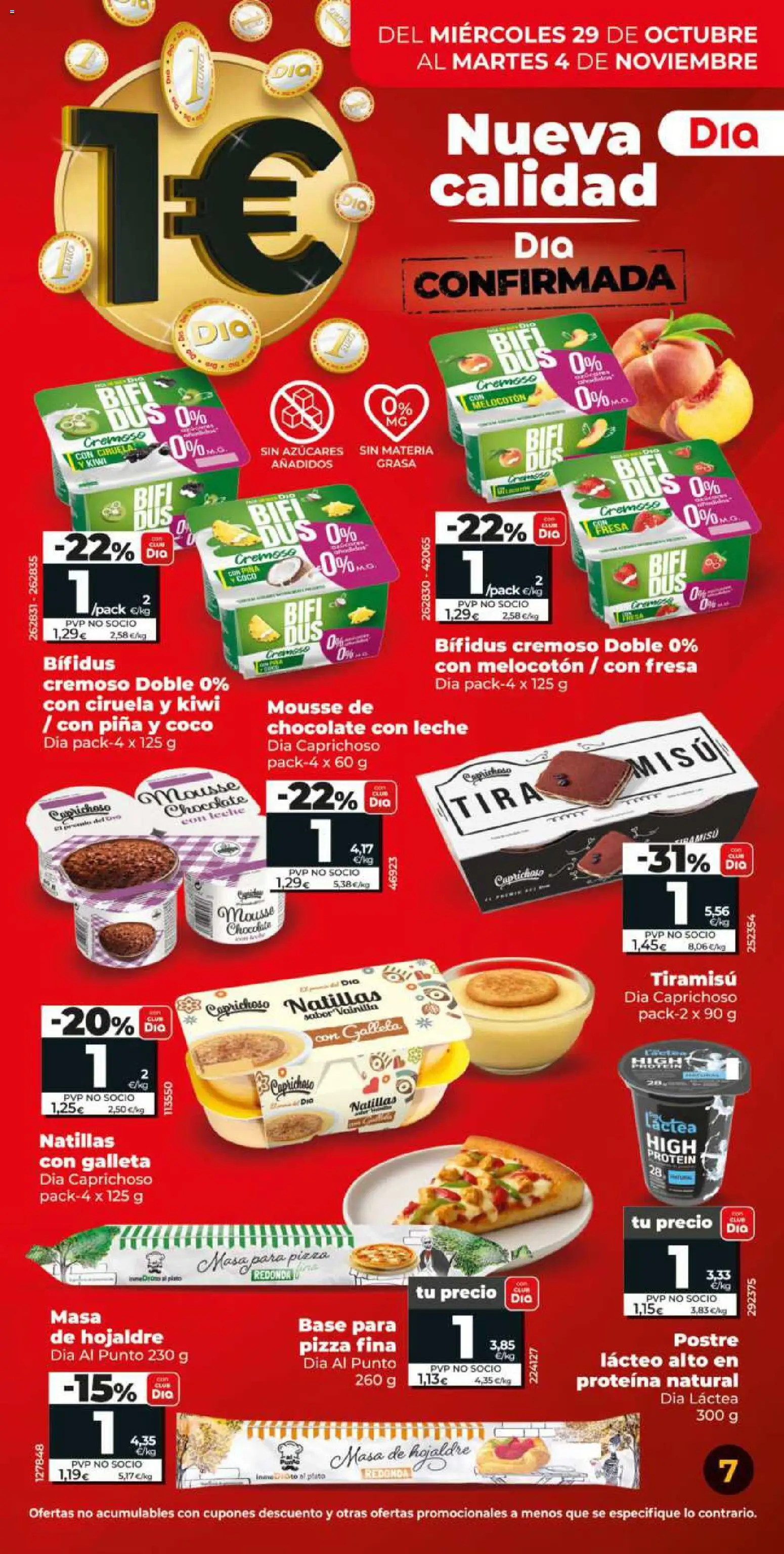 Dia - folleto Market │ válido desde el 29.10.2025 | Página: 7 | Productos: Mousse, Leche, Kiwi, Chocolate con leche