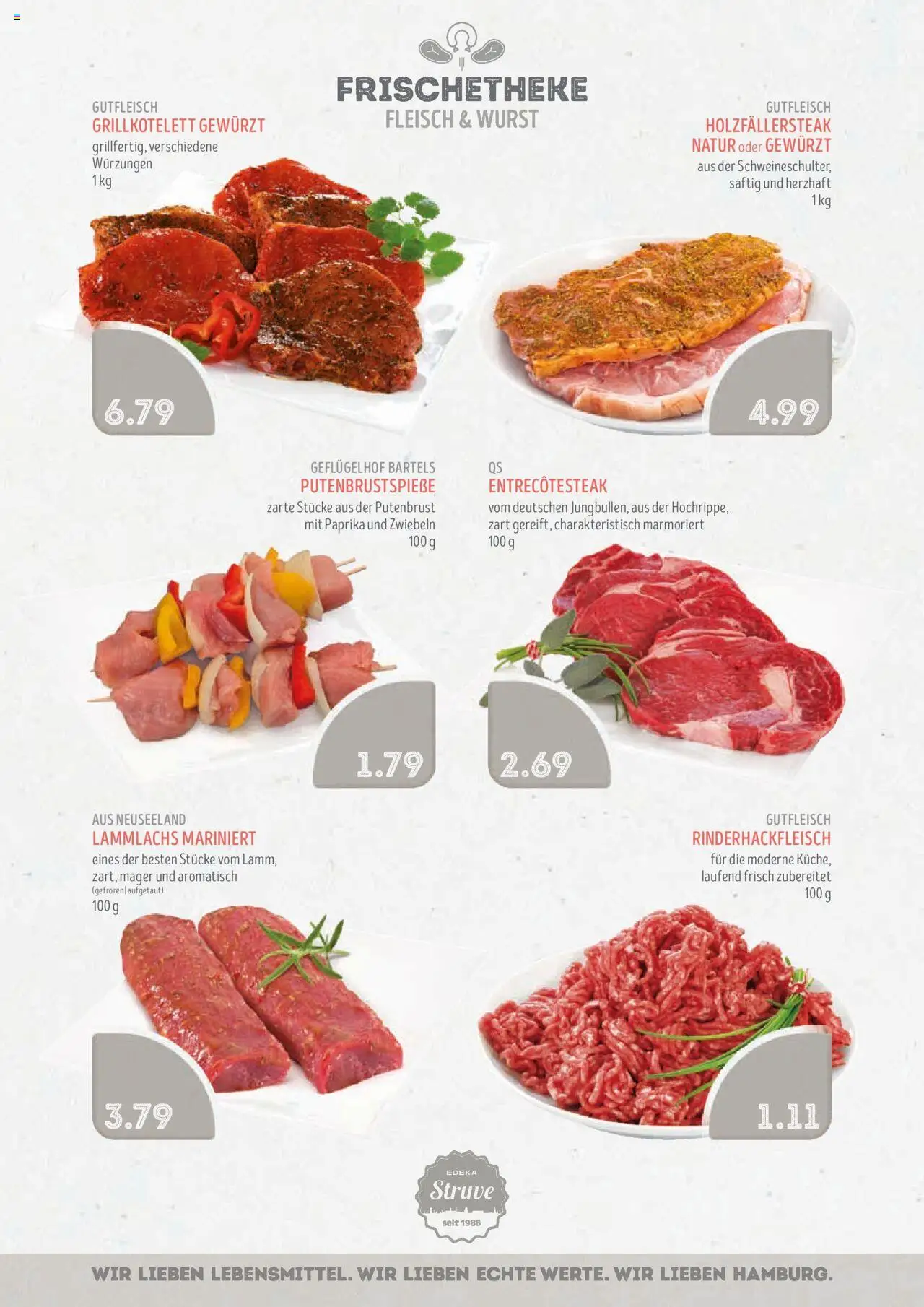 Edeka Struve Prospekt 	 - gültig ab dem 25.08.2025 | Seite: 4 | Produkte: Zwiebeln, Paprika, Wurst, Fleisch