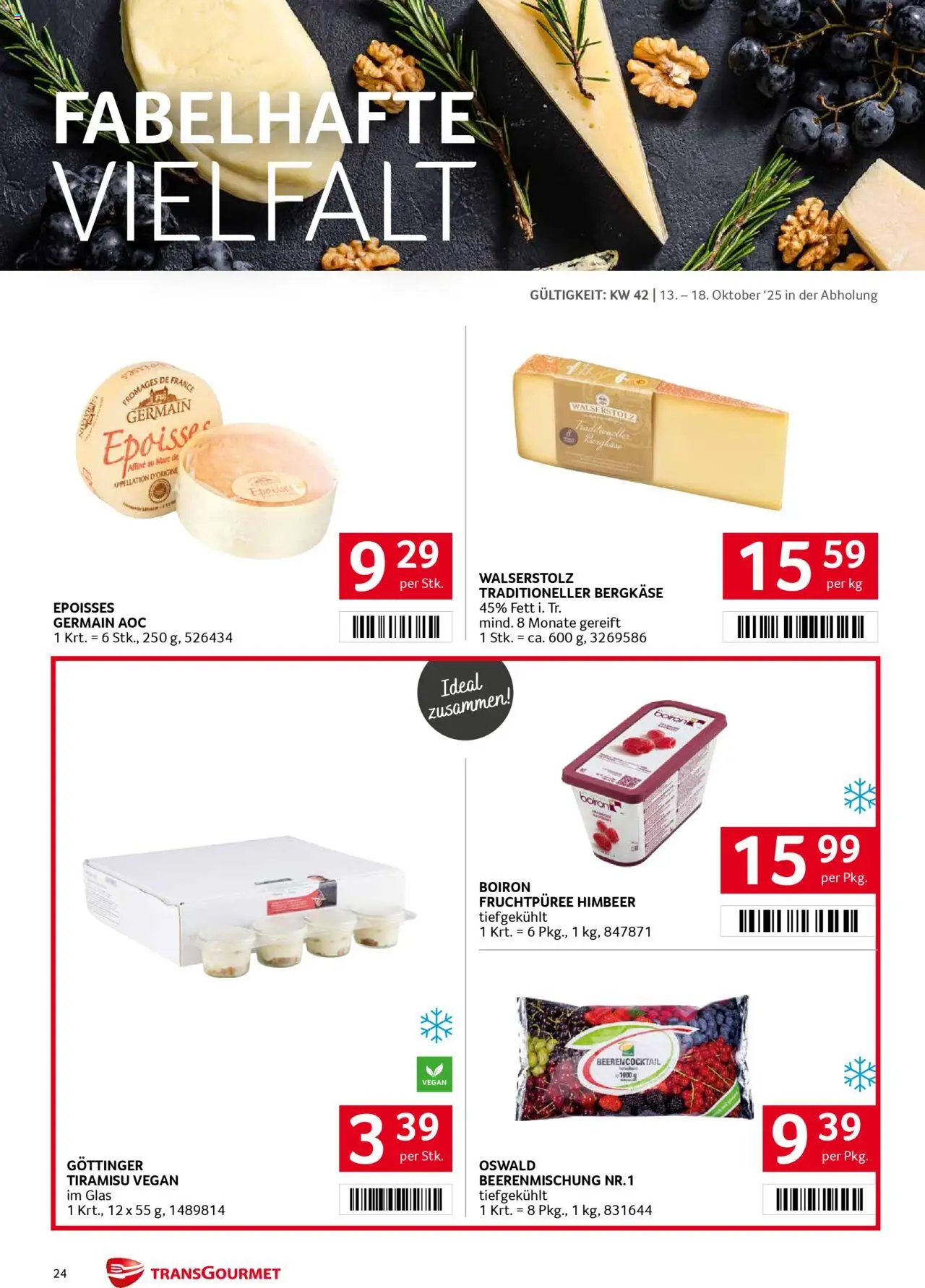 Transgourmet Flugblatt gültig ab 13.10.2025 | Seite: 24