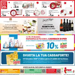 Anteprima del volantino Volantino Iper	 valido a partire dal 15.12.2025 | Pagina: 40 | Prodotti: Manzo, Biscotti, Carrello, Sugo