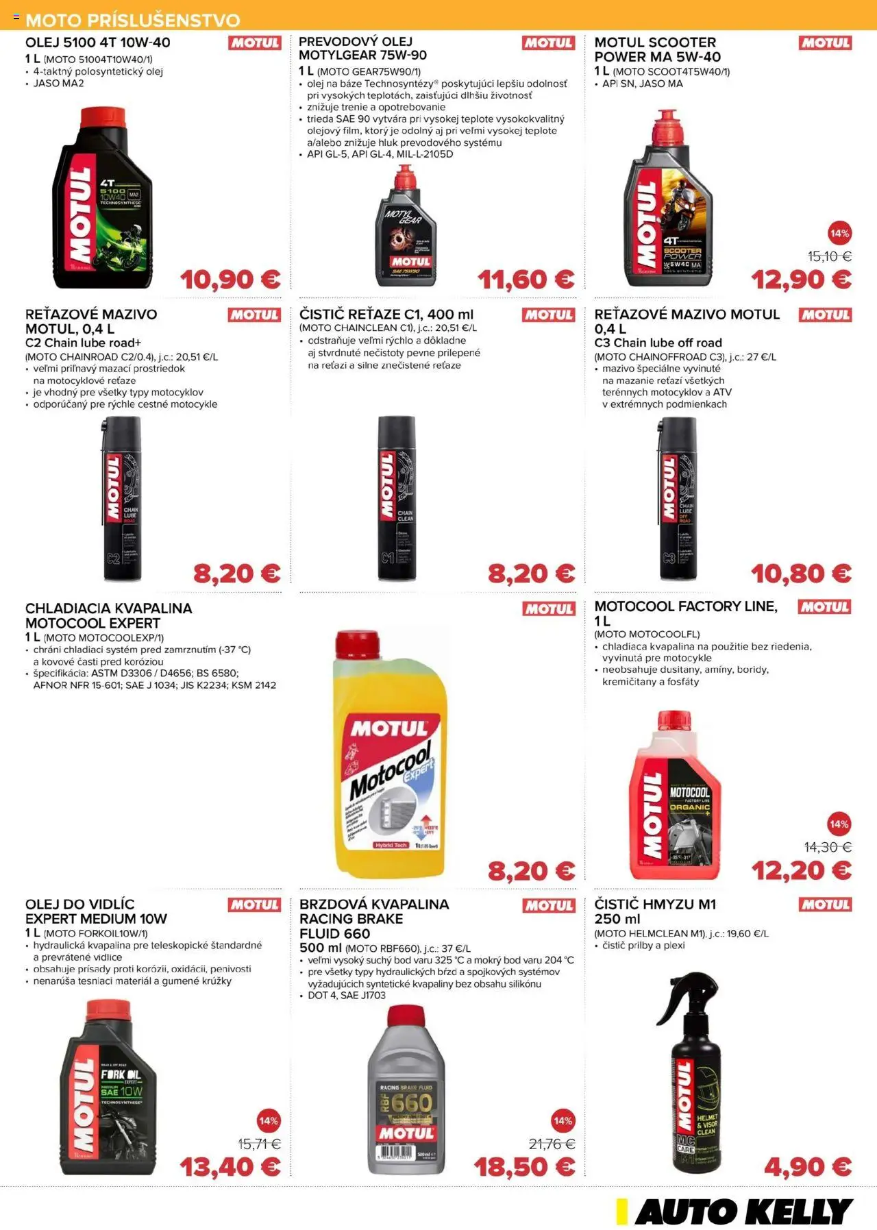 Nové Auto Kelly akcie – leták je platný od 30.09.2025 | Strana: 9 | Produkty: Olej