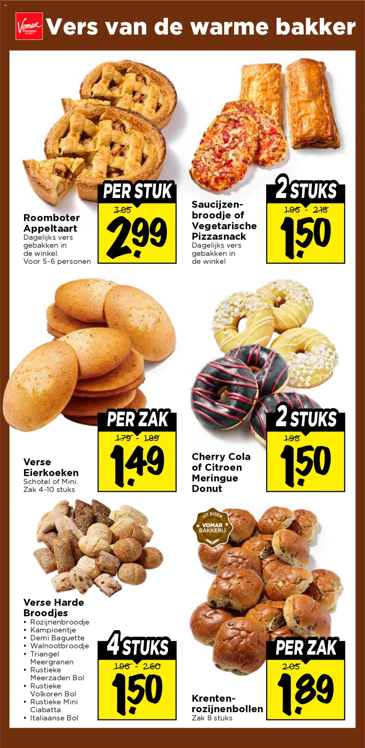 {H1} | Pagina: 16 | Producten: Baguette, Roomboter, Bakkerij, Broodje