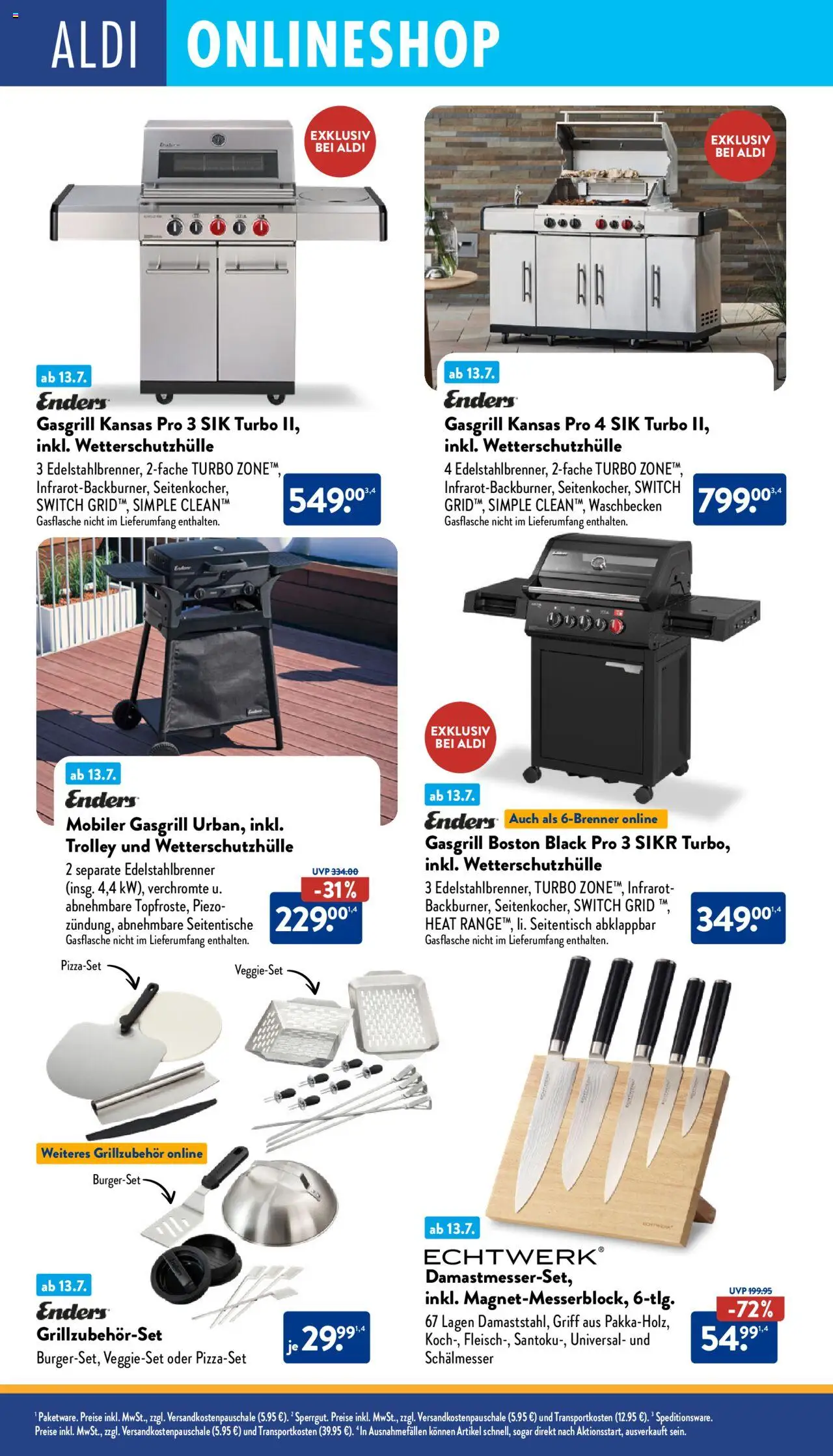 Aldi Prospekt 	 - gültig ab dem 14.07.2025 | Seite: 32 | Produkte: Grill, Waschbecken