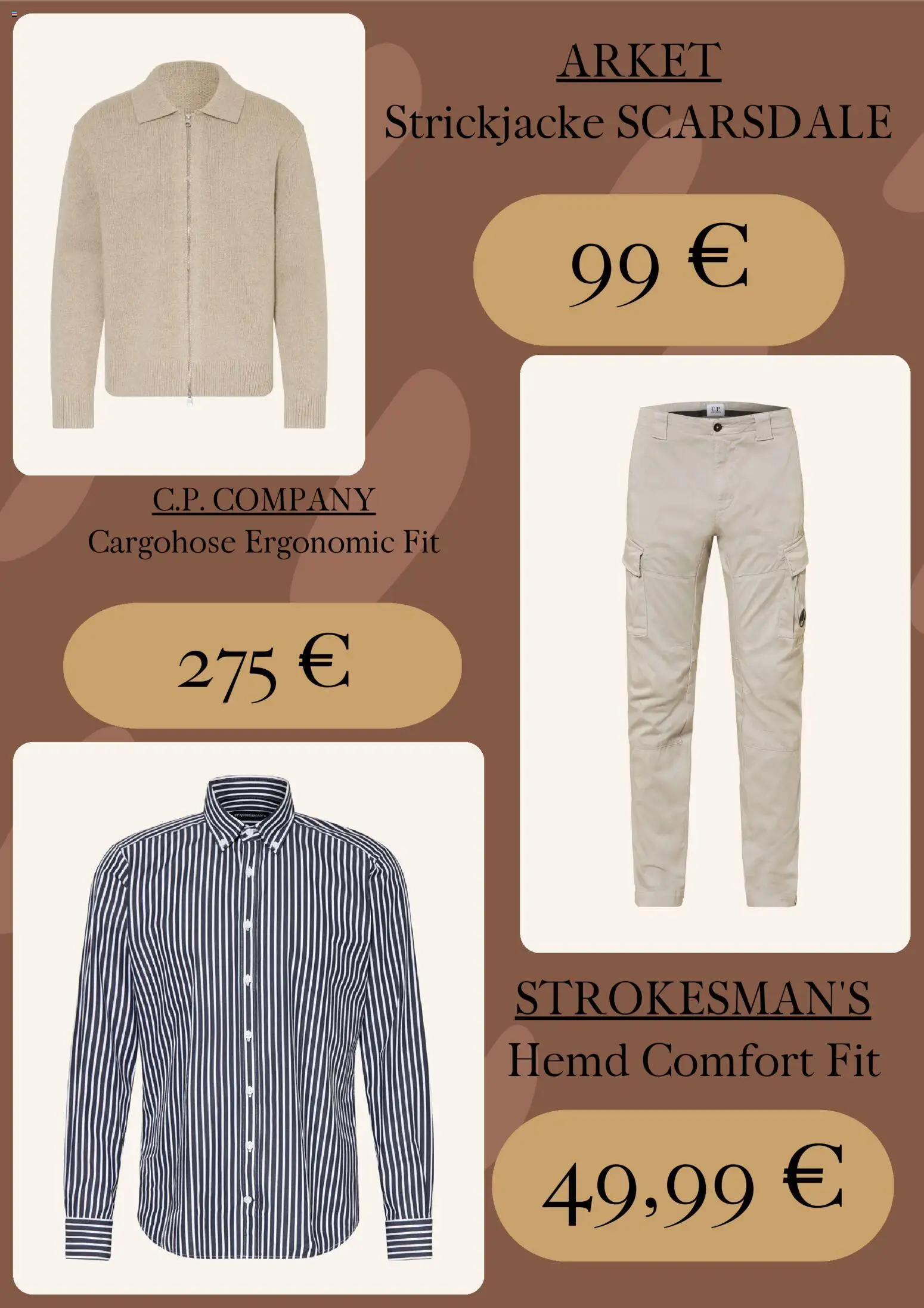 Breuninger Prospekt 	 – gültig ab 03.01.2026 | Seite: 4 | Produkte: Cargohose, Hemd, Strickjacke