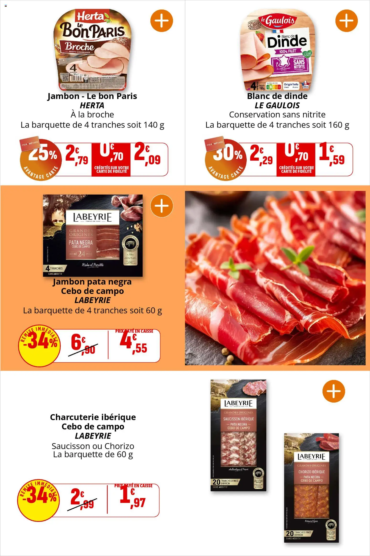 {H1} | Page: 7 | Produits: Chorizo, Saucisson, Poivre, Jambon