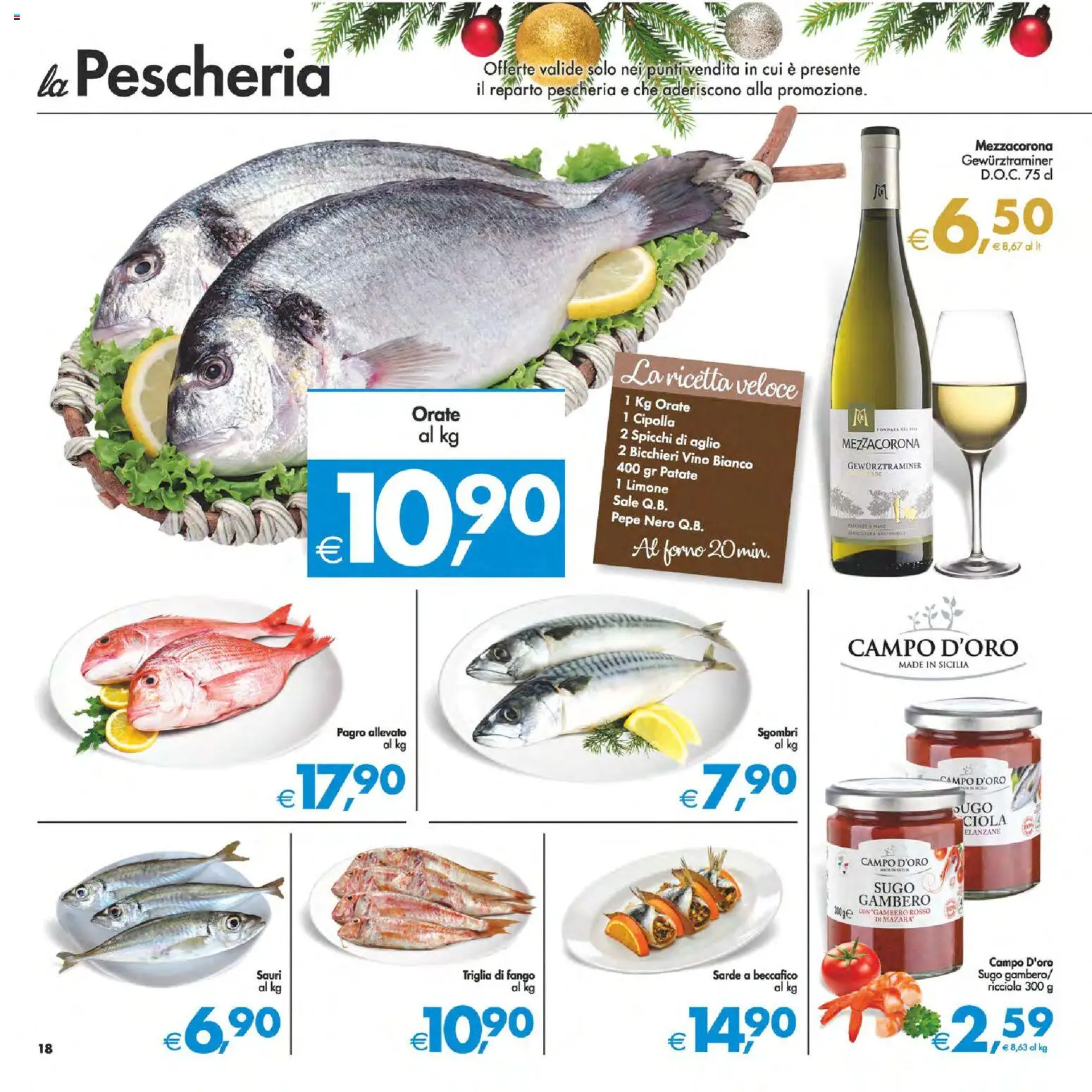 Volantino Decò del 05.12.2025 | Pagina: 18 | Prodotti: Pepe, Aglio, Sugo, Vino bianco