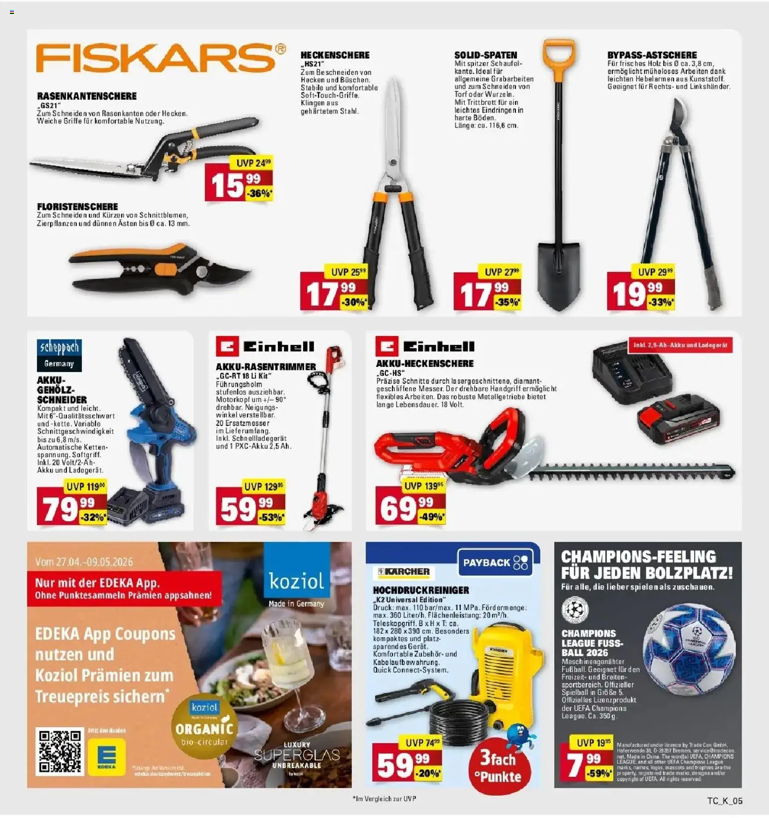 Angebote – gültig ab 27.04.2026 | Seite: 70 | Produkte: Hochdruckreiniger, Ladegerät