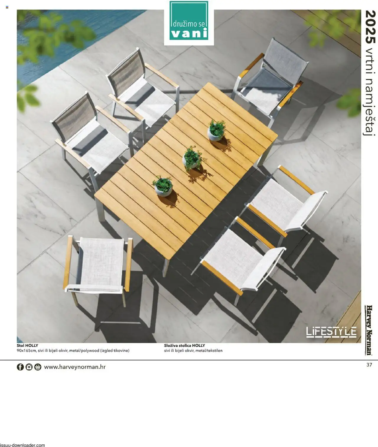 Harvey Norman katalog | vrijedi od 19.03.2025 | Stranica: 37 | Proizvodi: Stol, Stolica, Vrtni namještaj