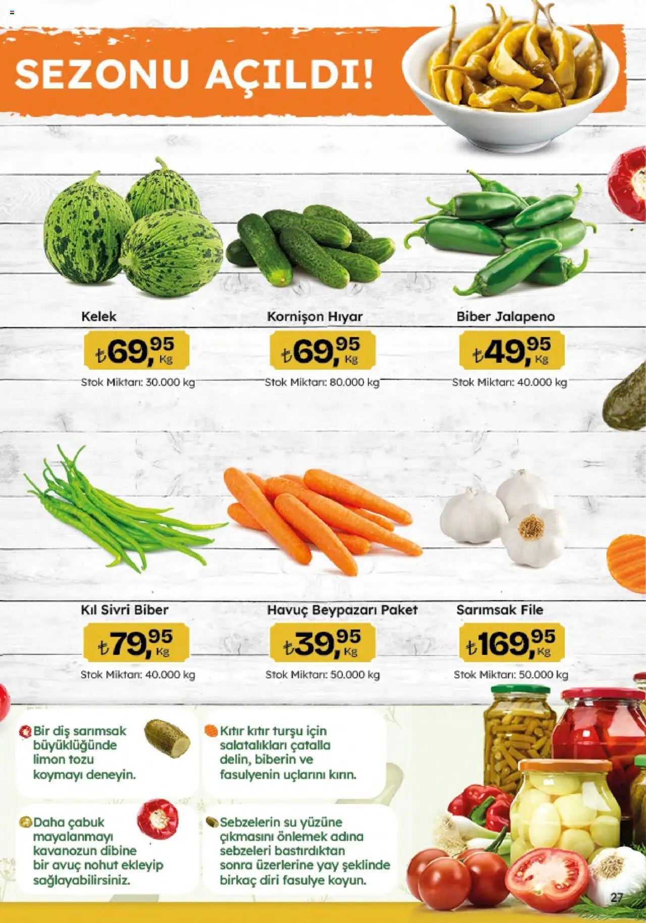 Migros Katalog - Migroskop - 11.09.2025 tarihinden itibaren geçerlidir | Sayfa: 27 | Ürünler: Fasulye, Su, Biber, Sarımsak