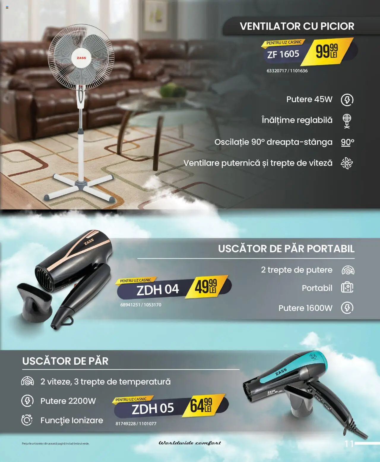Catalog Selgros - Zass – valabil de la 01.08.2025 | Pagină: 11 | Produse: Uscător, Ventilator, Uscător De Păr