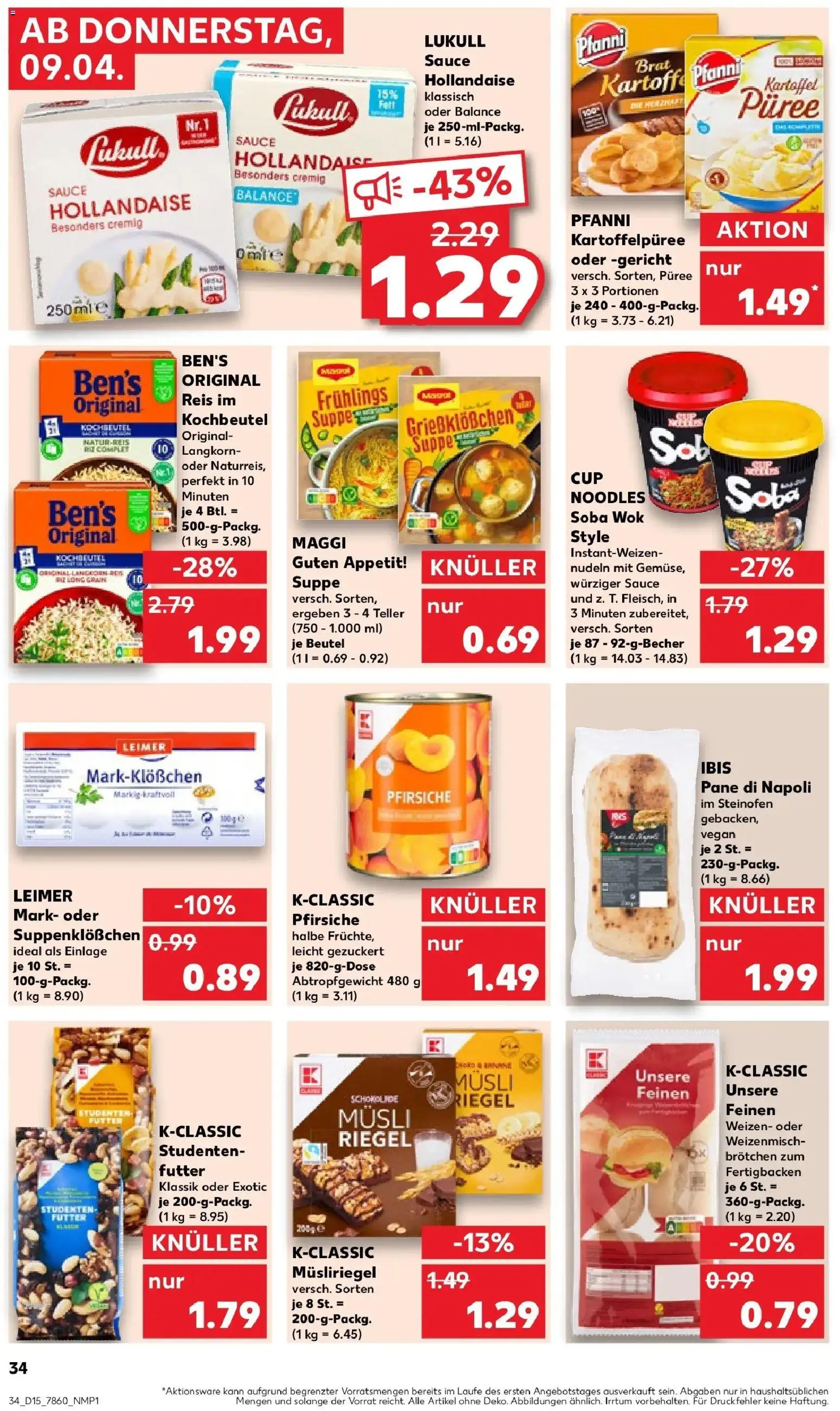 Kaufland Prospekt Konstanz	 – gültig ab 07.04.2026 | Seite: 46 | Produkte: Musli, Maggi, Pane, Reis