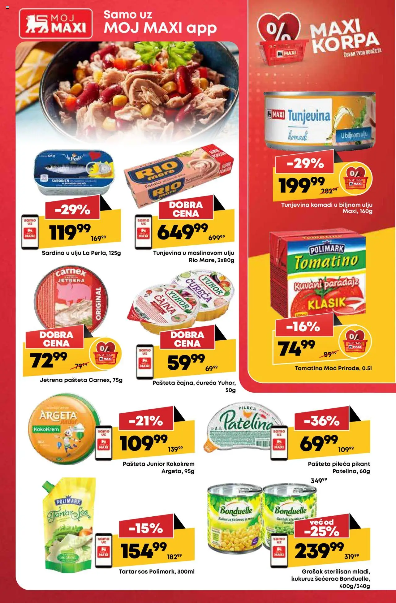 Tempo katalog - važi od 14.08.2025 | Strana: 20 | Proizvode: Grašak, Kukuruz šećerac, Kukuruz, Pašteta