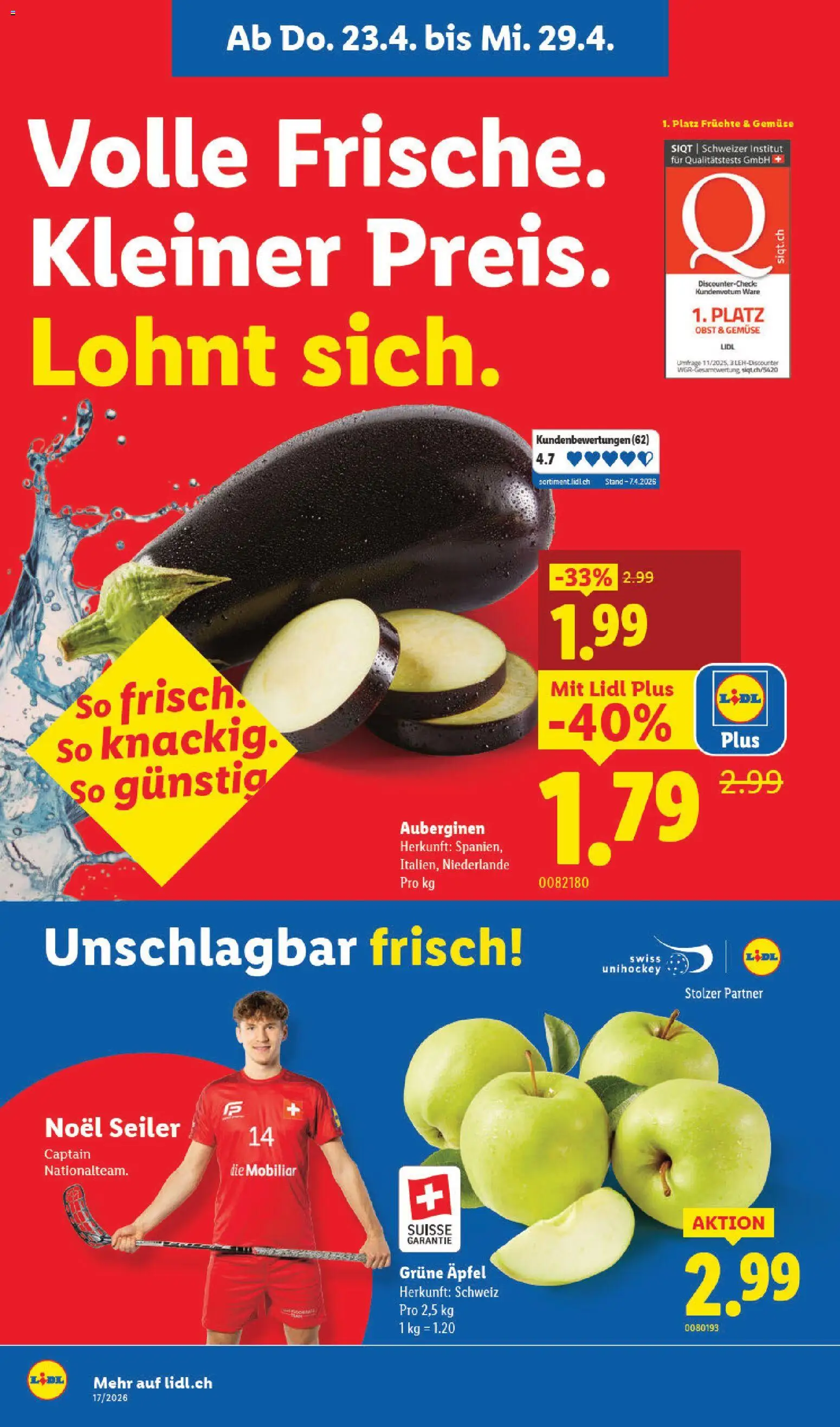 🛍️ Lidl aktionen ab 23.04.2026 » Entdecken Sie exklusive Rabatte und sparen Sie noch heute! 💰 | Schweiz