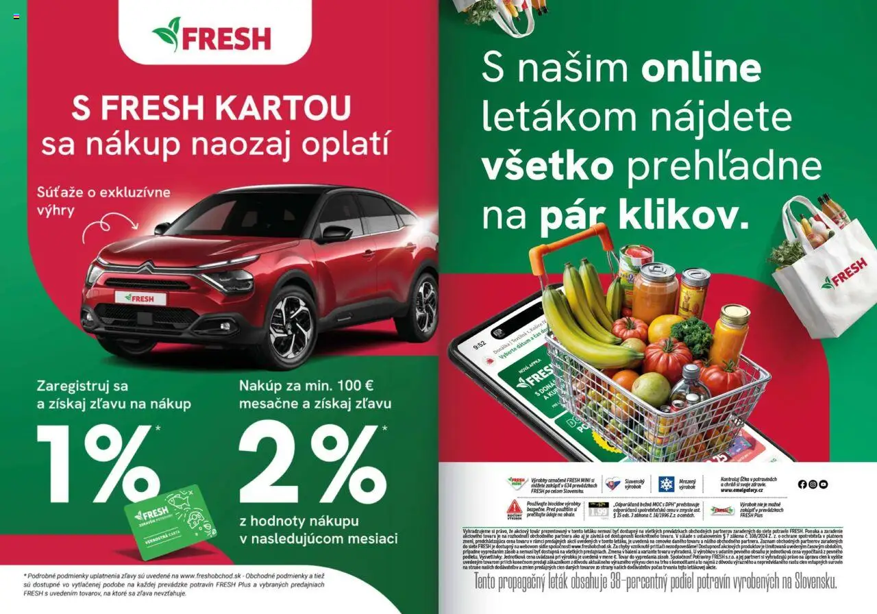 Nové Fresh akcie – leták je platný od 25.09.2025 | Strana: 26