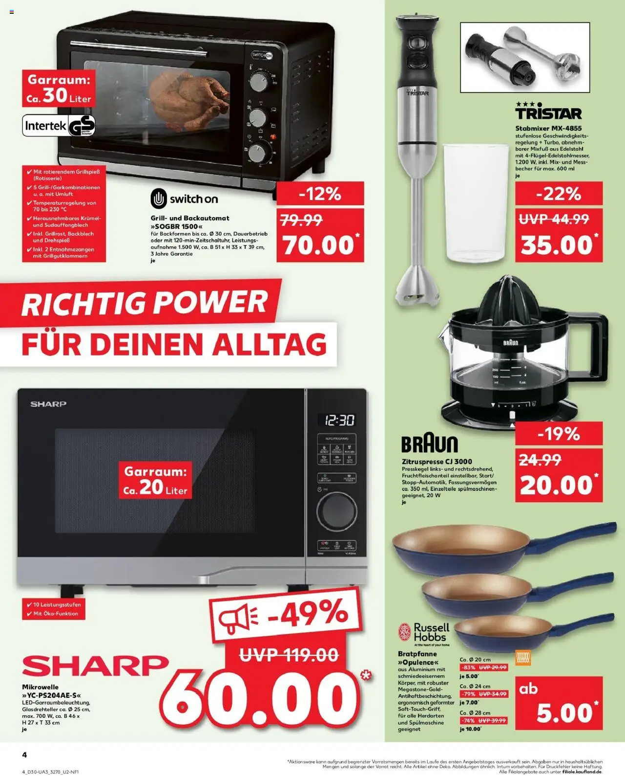 Kaufland prospekt Brandenburg An Der Havel	 - gültig ab dem 27.07.2025 | Seite: 19 | Produkte: Mikrowelle, Grill, Stabmixer