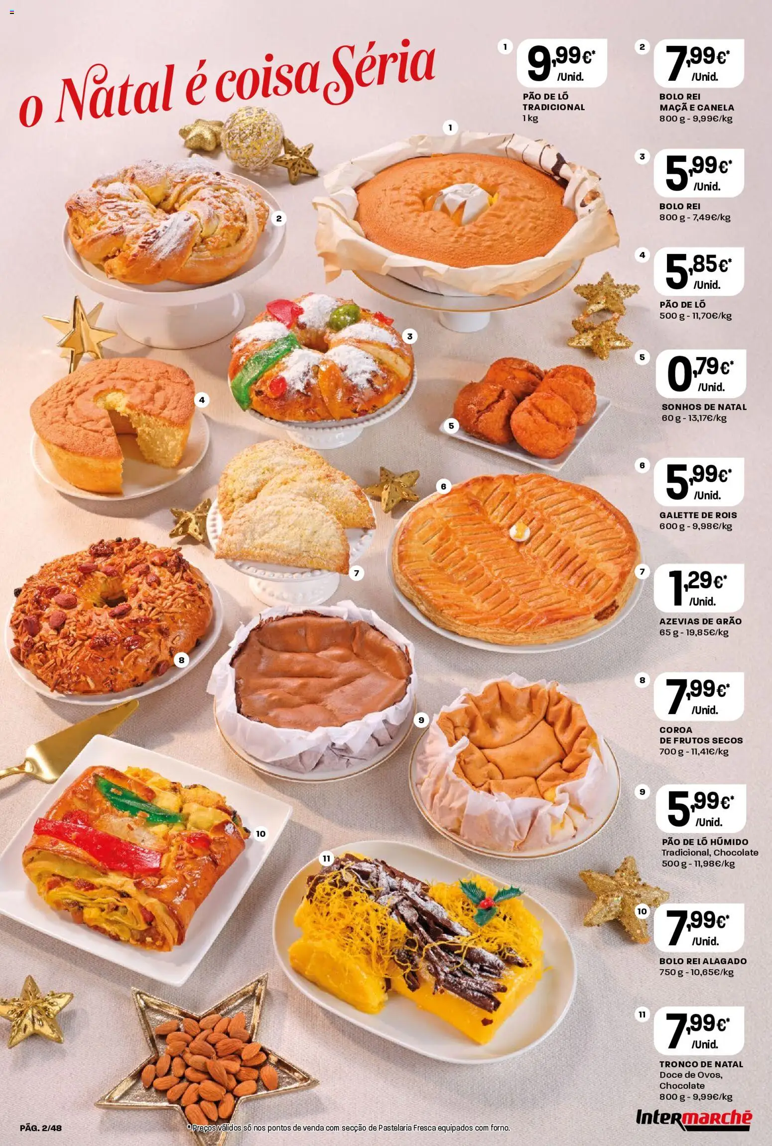 Intermarché folheto │ válido de 18.12.2025 | Página: 2 | Produtos: Bolo, Canela, Pão, Chocolate
