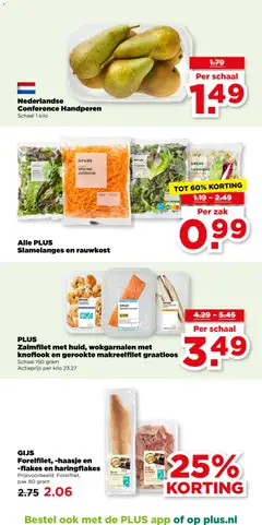PLUS Zalmfilet met huid, wokgarnalen met knoflook en gerookte makreelfilet graatloos, Schaal 150 gram, Actieprijs per kilo 23.27 - Voorbeeld van een folder van Plus, geldig van 25.02.2026 | Pagina: 22