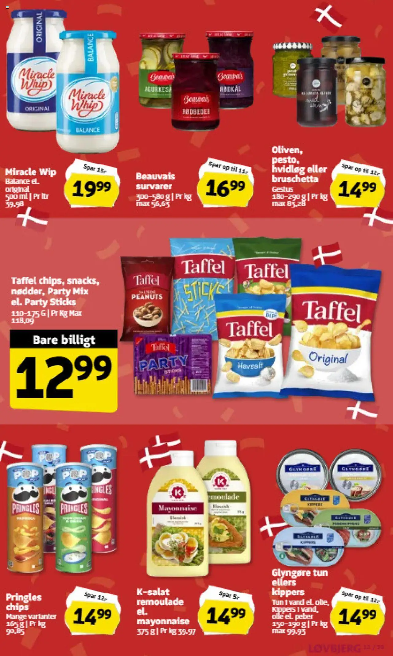 Løvbjerg tilbudsavis – gyldig fra 19.09.2025 | Side: 12 | Produkter: Kippers, Chips, Peanuts, Remoulade