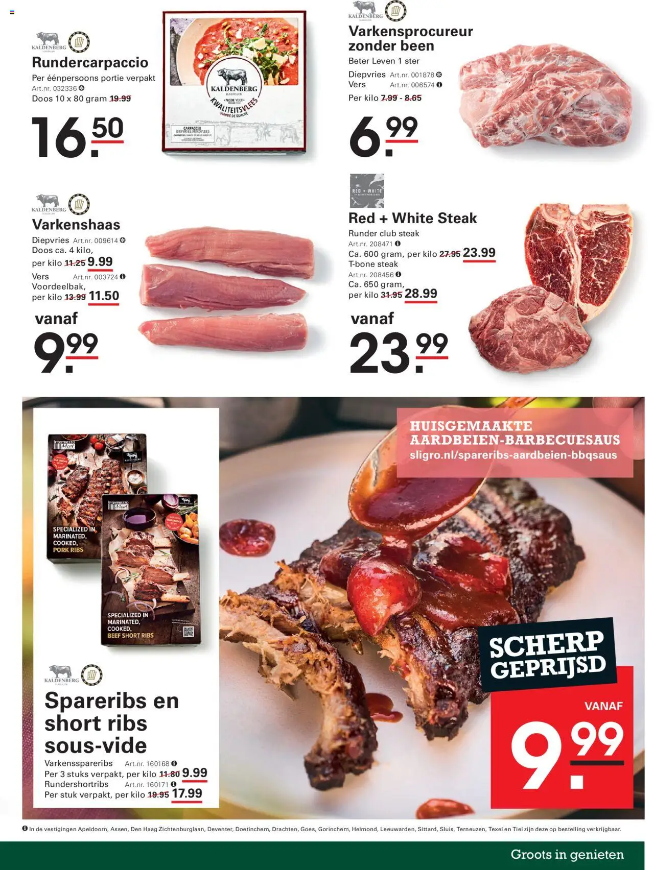  | Pagina: 7 | Producten: Steak, Calvados, Rundvlees