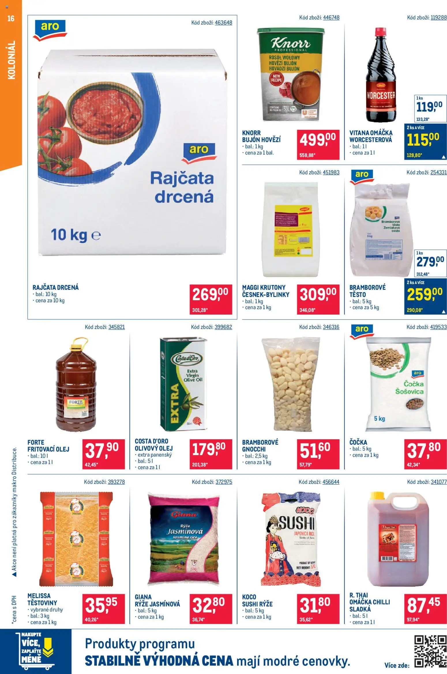 Makro leták - Gastronomie od 28.01.2026 | Strana: 16 | Produkty: Hovězí, Rajčata, Krutony, Těsto