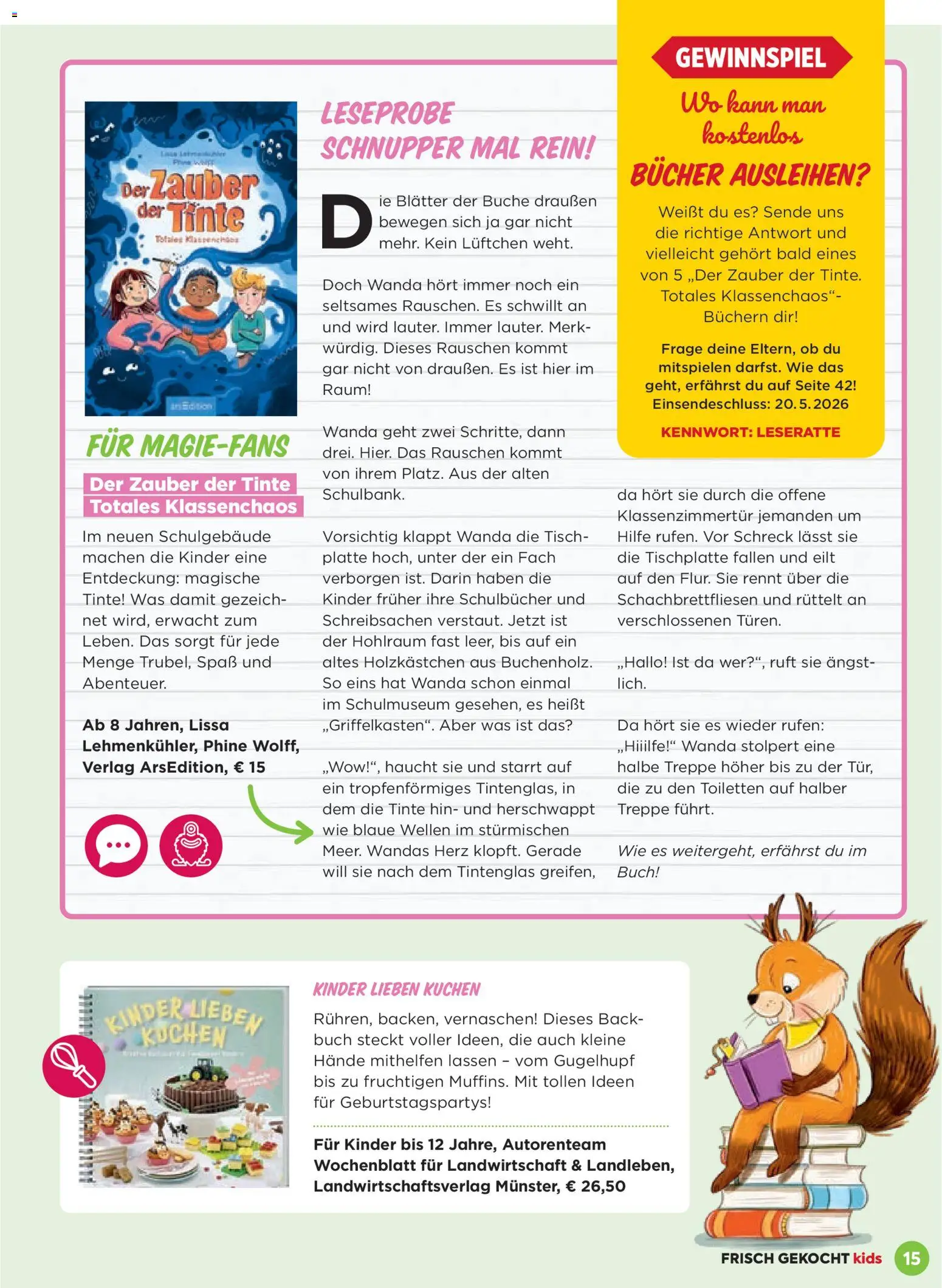 Billa Frisch Gekocht Kids gültig ab 01.03.2026 | Seite: 15 | Produkte: Tisch