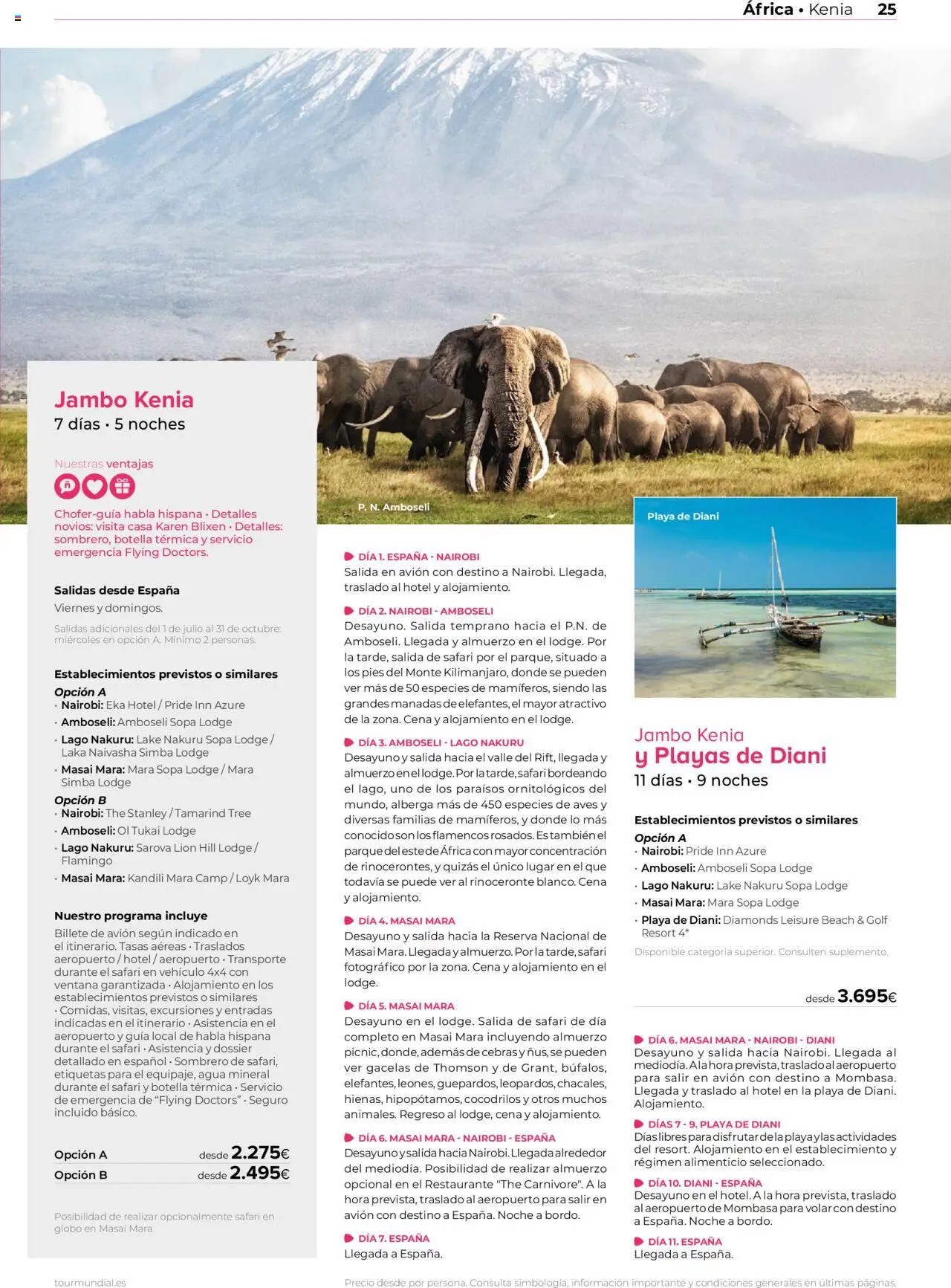Viajes El Corte Inglés Africa y Oriente Medio │ válido desde el 01.01.2025 | Página: 25 | Productos: Agua mineral