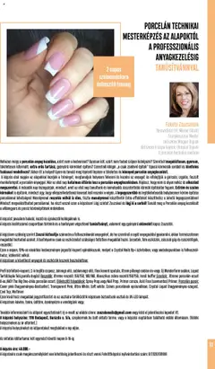 Crystal Nails Oktatási kézikönyv 2025 ősz - amely érvényes a következő dátumtól: 07.09.2025 | Oldal: 33