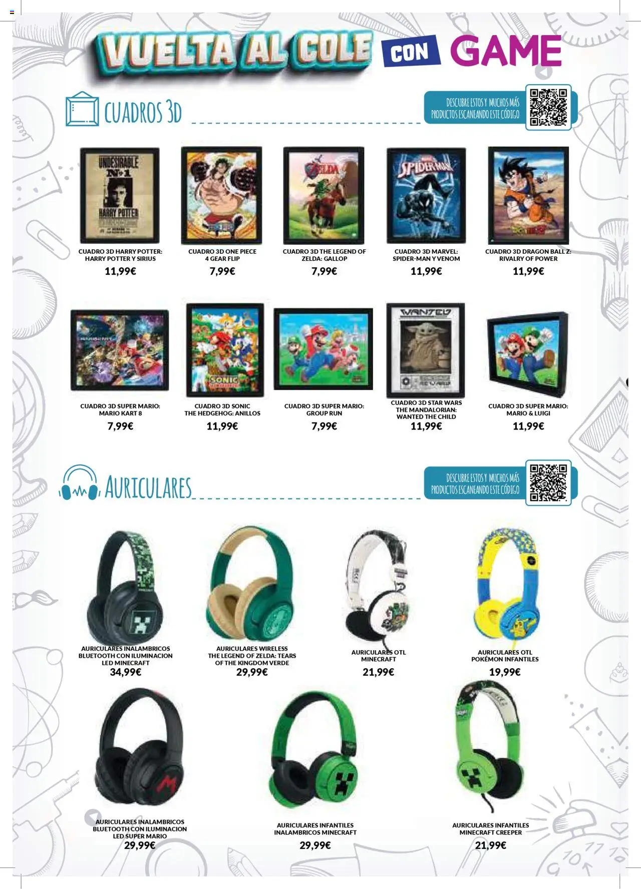 Game folleto │ válido desde el 18.08.2025 | Página: 8 | Productos: Anillos, Mantel, Auriculares, Galette de chaise