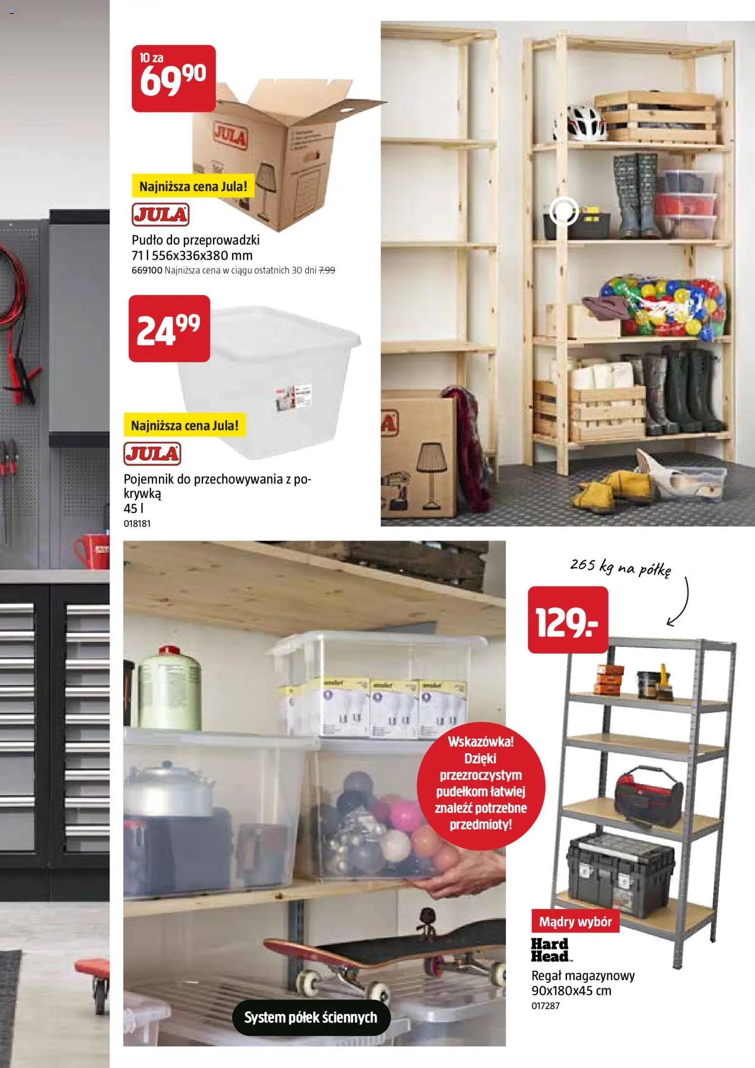 Jula Gazetka od 15.01.2026 | Strona: 19 | Produkty: Regał magazynowy, Regał