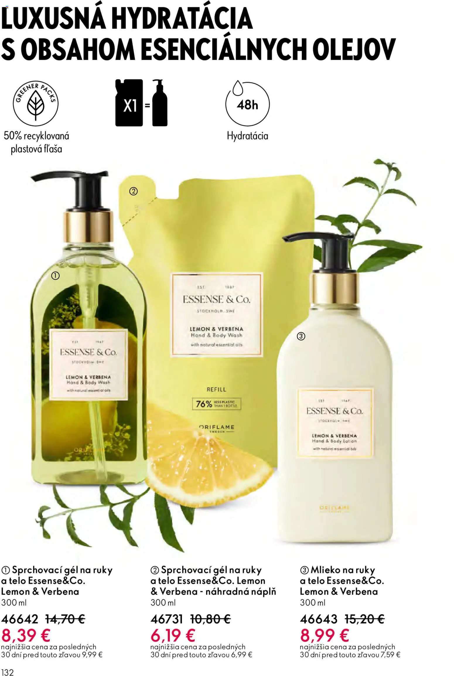 Nové Oriflame akcie – leták je platný od 06.05.2026 | Strana: 132 | Produkty: Mlieko