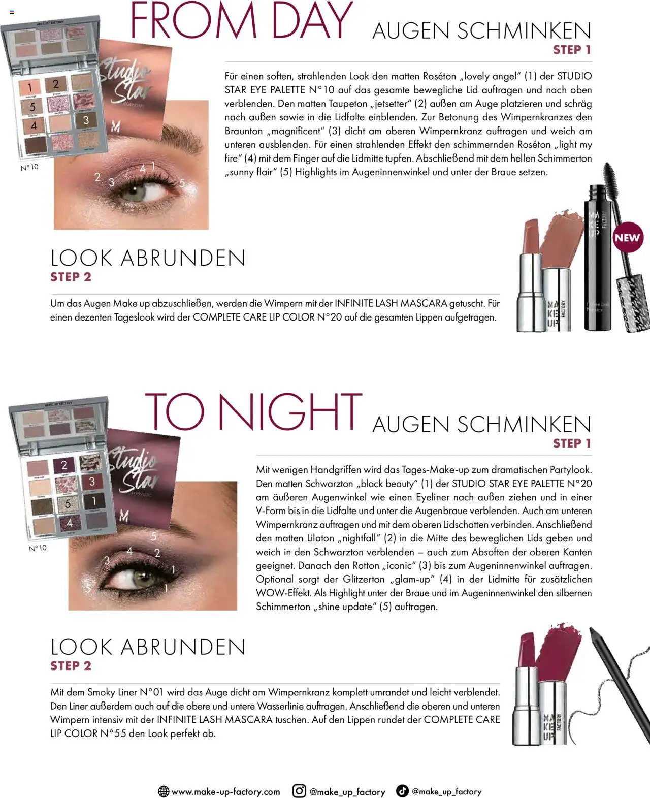 Müller Magazin – gültig ab 12.09.2025 | Seite: 19 | Produkte: Lidschatten, Eyeliner, Mascara