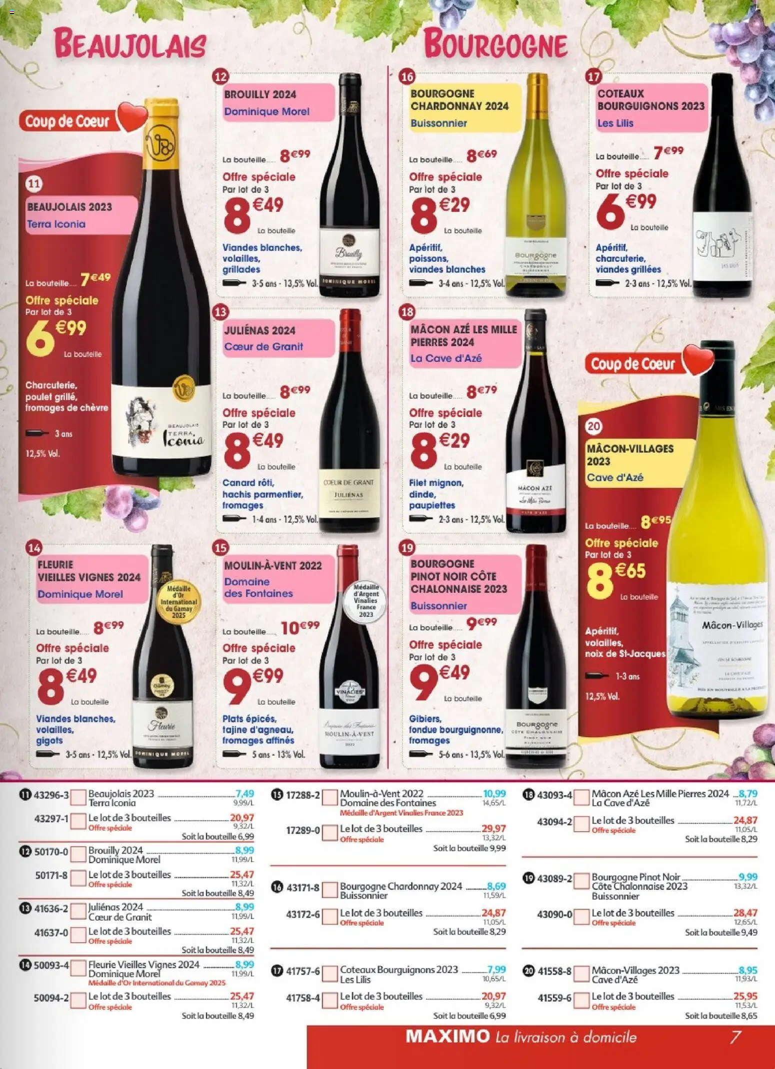 {H1} | Page: 7 | Produits: Tajine, Noix