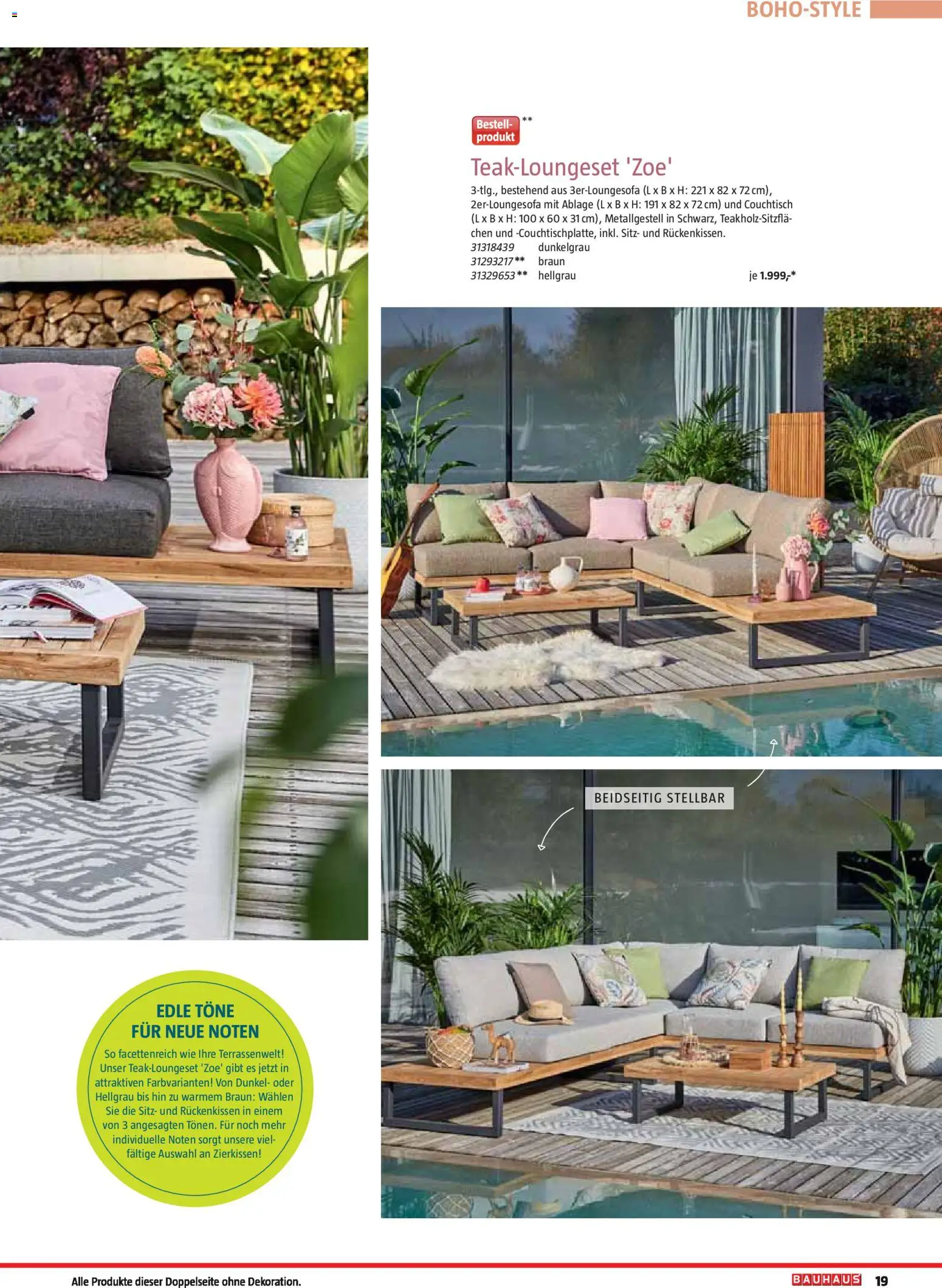 Bauhaus Freizeit im Garten gültig ab 01.05.2026 | Seite: 19 | Produkte: Couchtisch