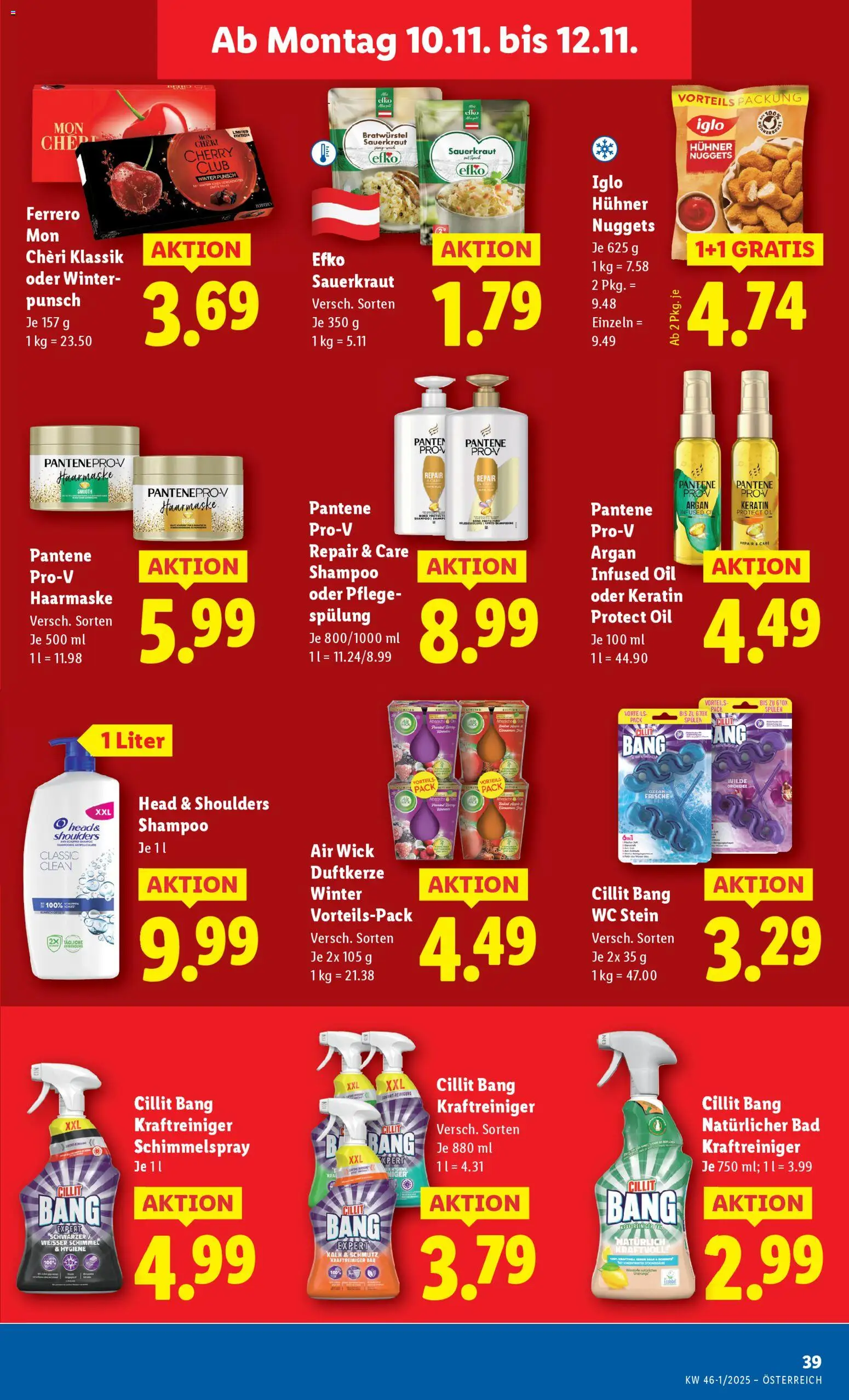 Lidl Flugblatt gültig ab 06.11.2025 | Seite: 41 | Produkte: Bad, Shampoo, Spülung, Haarmaske
