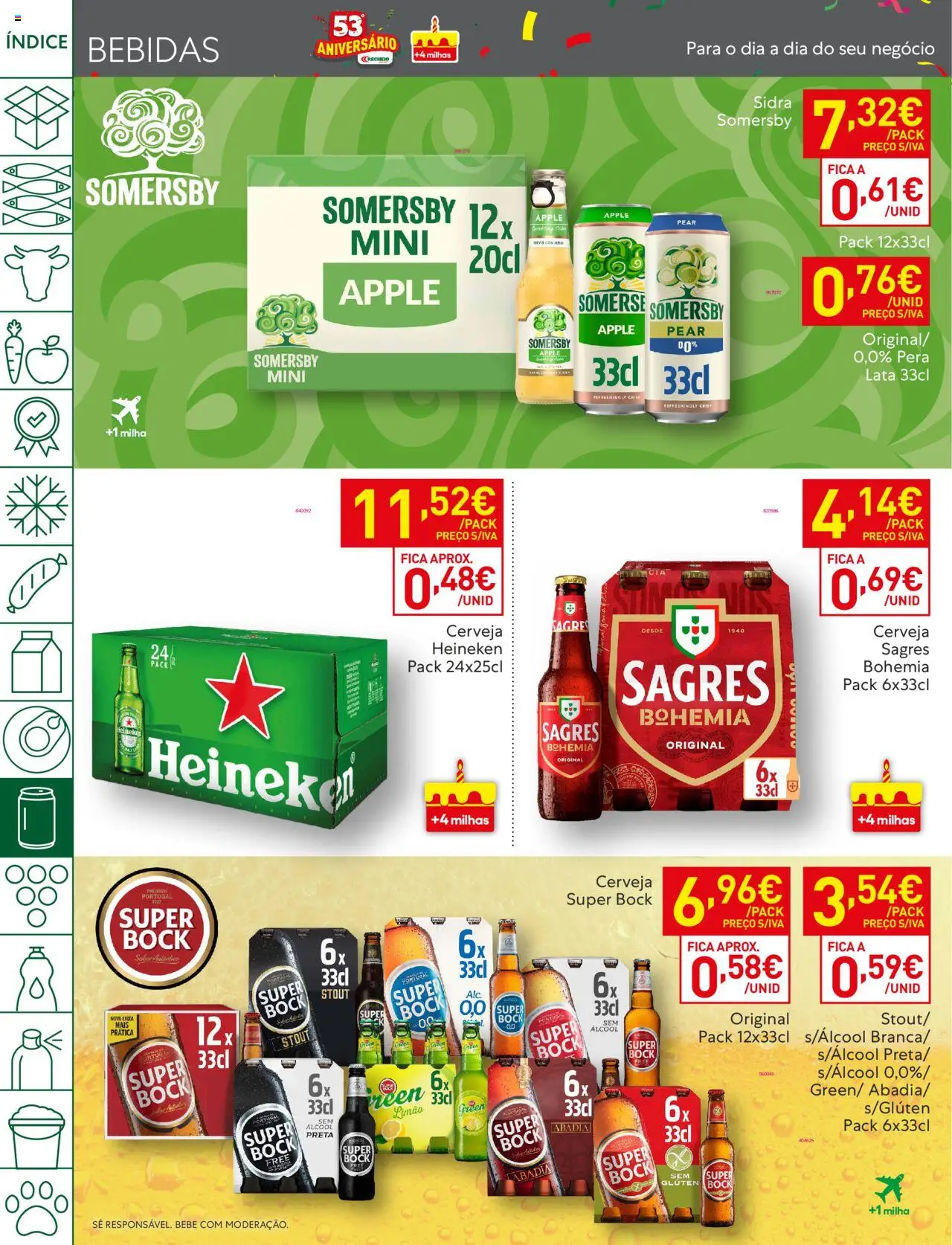 Recheio folheto │ válido de 21.10.2025 | Página: 30 | Produtos: Super bock, Cerveja, Somersby