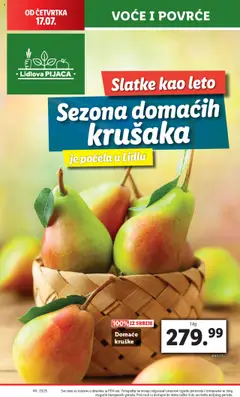 Lidl katalog - važi od 17.07.2025 | Strana: 14 | Proizvode: Kruške