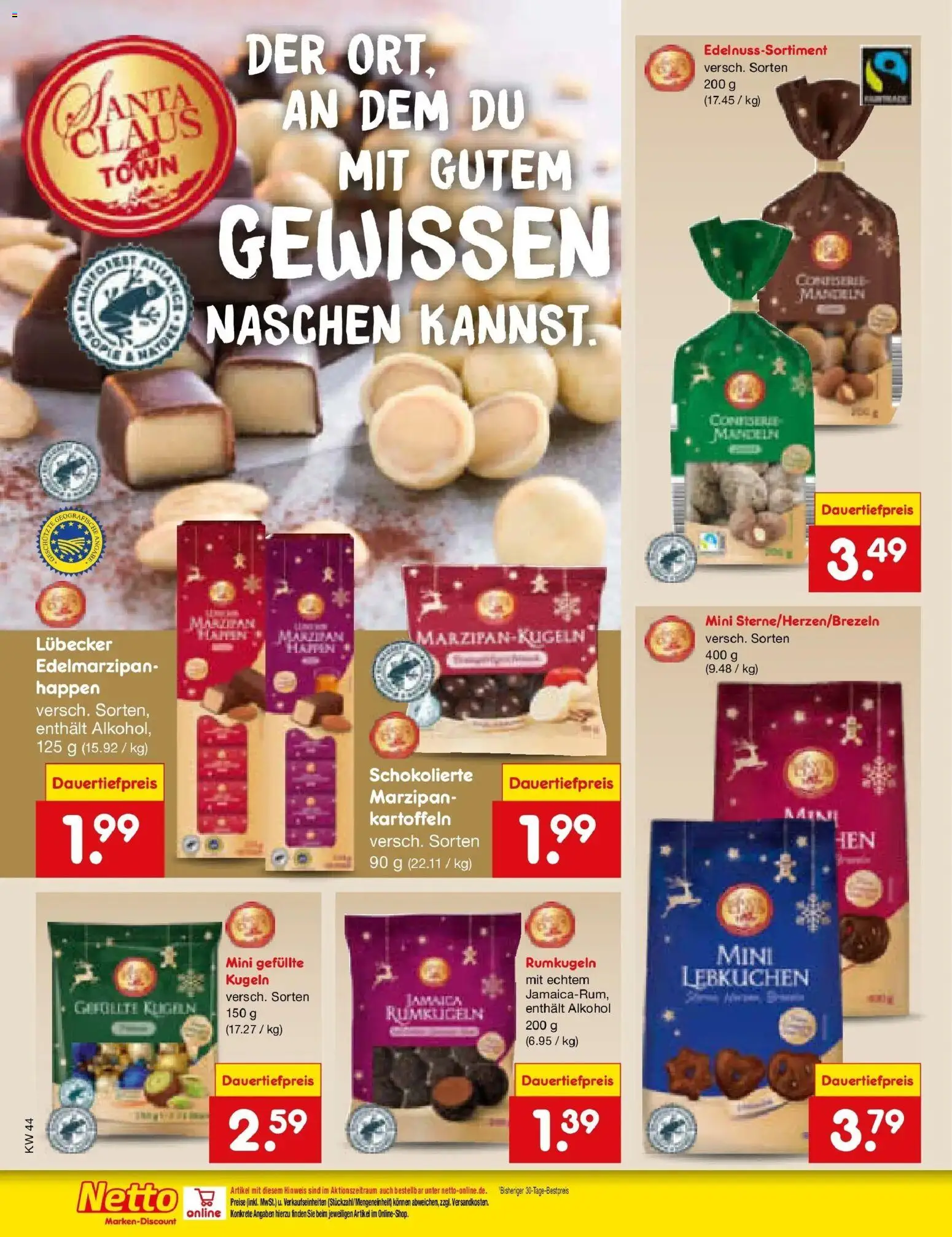 Netto Marken-Discount prospekt Pirna	 – gültig ab 27.10.2025 | Seite: 54 | Produkte: Mandeln, Kartoffeln, Rumkugeln