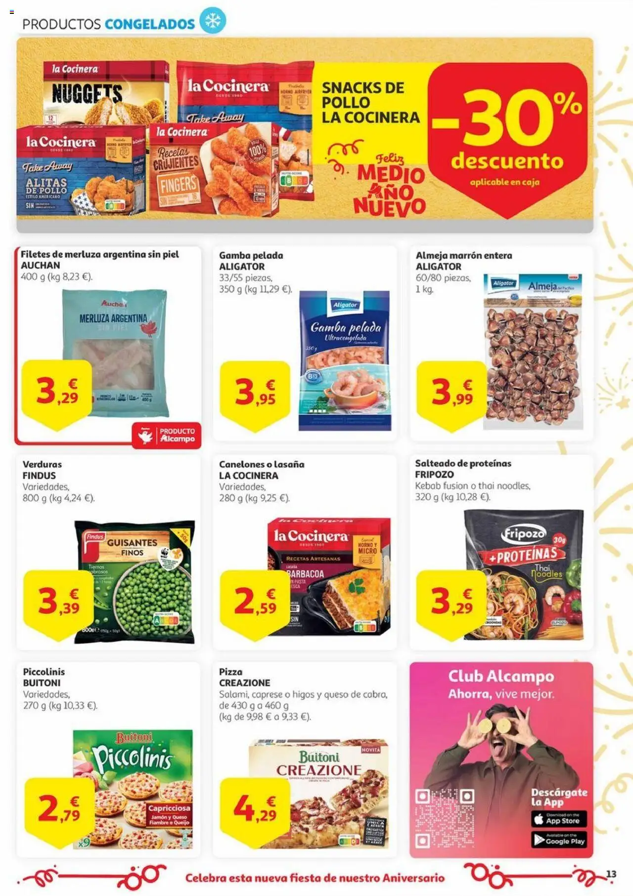 Alcampo -  Canarias │ válido desde el 17.06.2025 | Página: 13 | Productos: Jamón, Σαντιγύ, Caja, Canelones