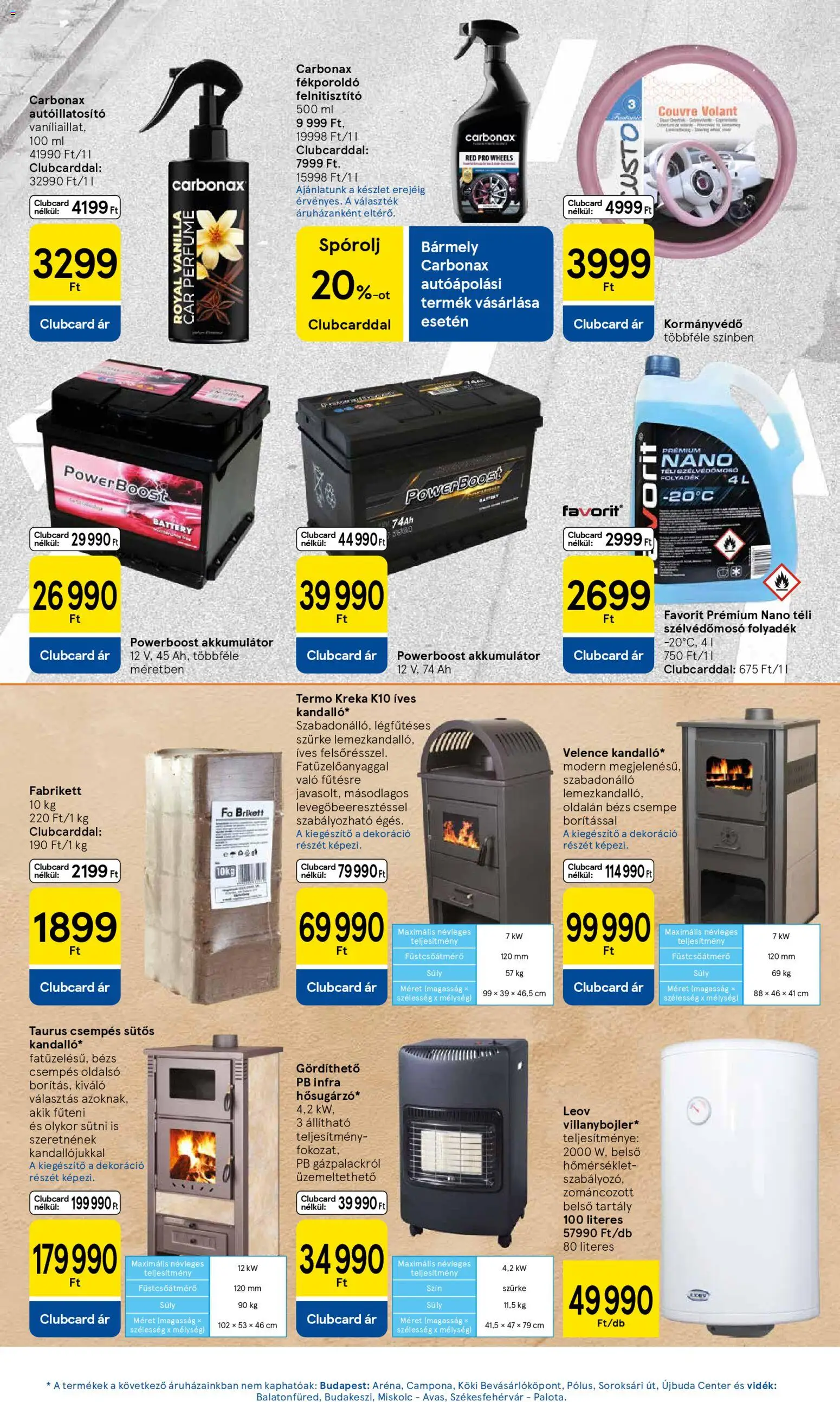 Tesco akciós ujság - amely érvényes a következő dátumtól: 20.11.2025 | Oldal: 35 | Termékek: Akkumulátor, Csempe, Dekoráció