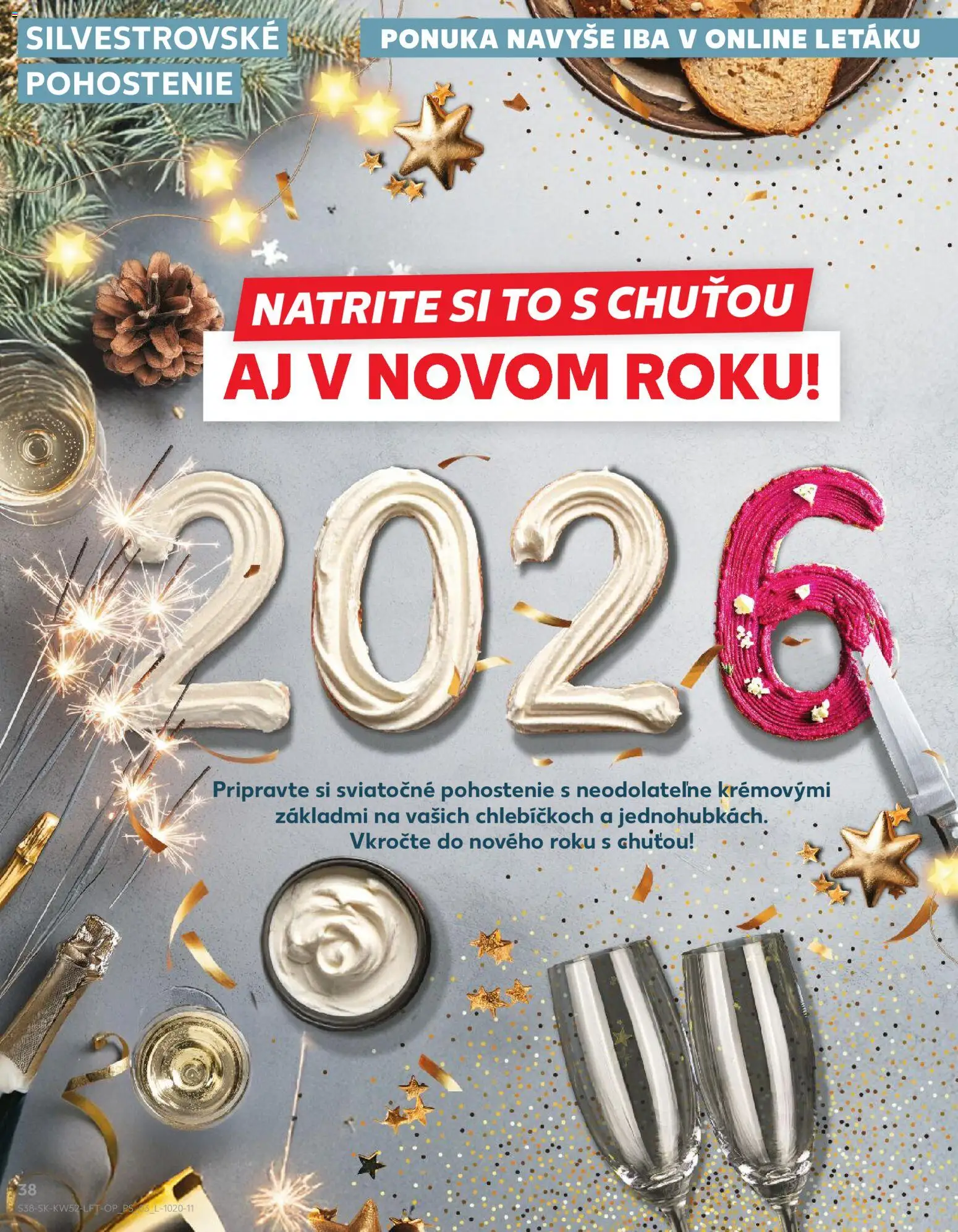 Kaufland SK akciós ujság - amely érvényes a következő dátumtól: 27.12.2025 | Oldal: 38