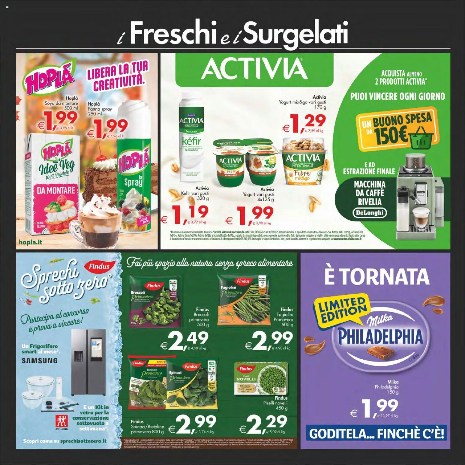 Volantino Decò del 24.10.2025 | Pagina: 16 | Prodotti: Macchina da caffe, Yogurt, Frigorifero, Fagiolini