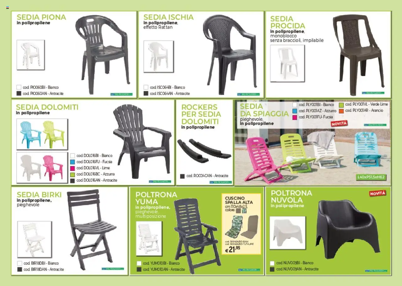 Volantino Brico OK del 03.03.2025 | Pagina: 18 | Prodotti: Lime, Cuscino, Poltrona, Sedia