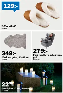 Biltema - erbjudanden - Förhandsvisning av reklamblad från butik Biltema aktuell från 01.09.2025 | Sida: 11 | Produkter: Pläd, Tofflor