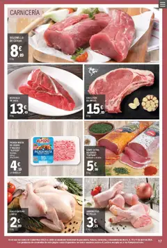 Vista previa E.Leclerc folleto válido desde el 08.04.2026 | Página: 17 | Productos: Solomillo de cerdo, Cerdo, Bandeja
