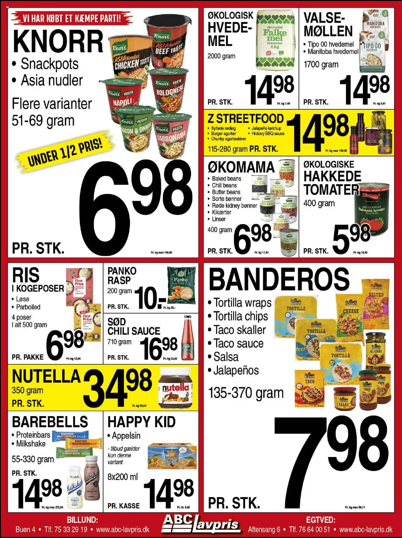 Abc Lavpris Tilbudsavis gyldig fra 28.05.2025 | Side: 6 | Produkter: Chips, Milkshake, Linser, Nutella