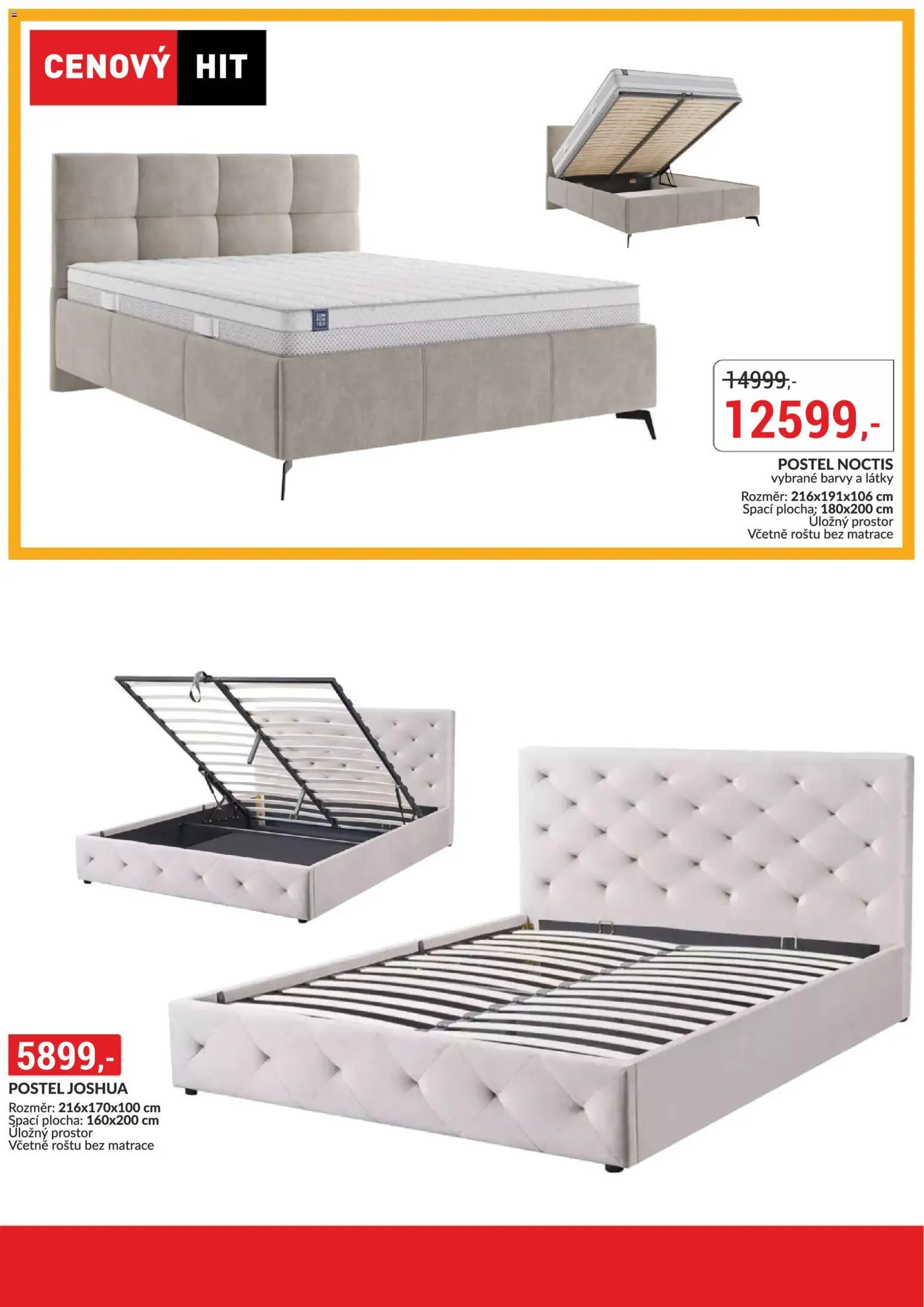 BAUMAX leták - Vaše bydlení, vaše pravidla od 01.11.2025 | Strana: 43 | Produkty: Postel, Matrace, Barvy