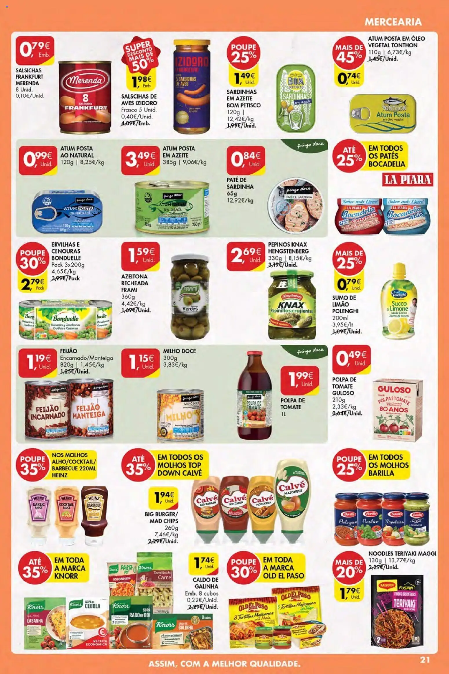 Pingo Doce Poupe Esta Semana Açores │ válido de 02.04.2026 | Página: 21 | Produtos: Sopa, Manteiga, Carne, Milho