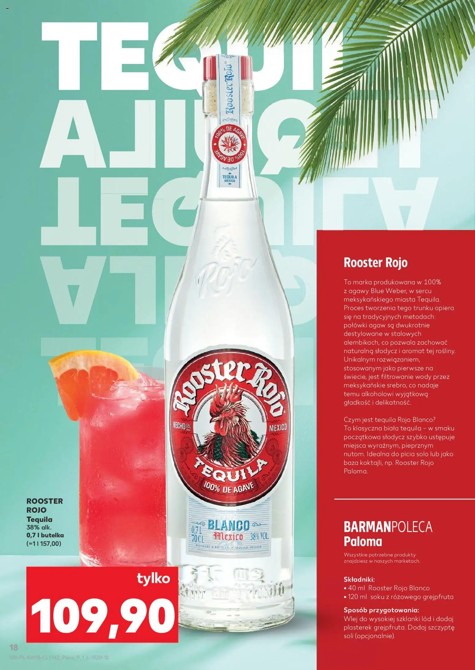 Kaufland Polsko leták - Barek od 29.04.2026 | Strana: 18 | Produkty: Tequila