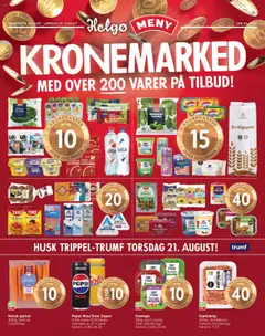 Forhåndsvisning av Meny Helgø kundeavis gyldig fra 18.08.2025