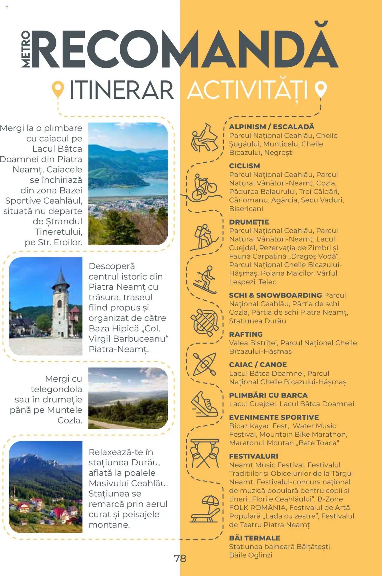 Metro catalog - Ghid de călătorie România – valabil de la 01.08.2025 | Pagină: 78